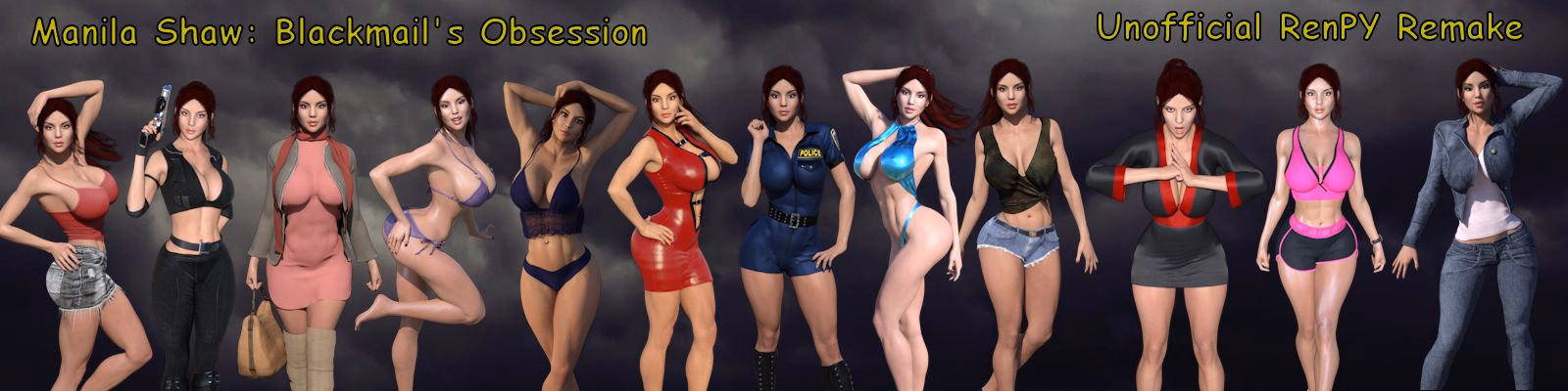 Manila Shaw: Blackmail's Obsession RenPY Remake cover