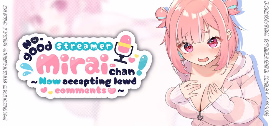 No-good Streamer Mirai-chan! (Now accepting lewd comments) cover