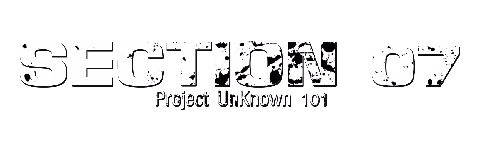 Project Unknown: Section 7 cover